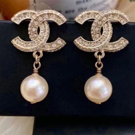 chanel pearl earrings singapore price|More.